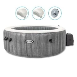 Spa Intex Pure Spa Baltik Bulles 4 Places Luxe