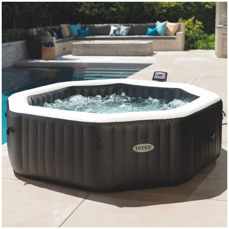 Spa Intex Pure Spa Carbone Bulles Et Jets 4 Places 2 Spa Intex Pure Spa Carbone Bulles Et Jets 4 Places – Image 2